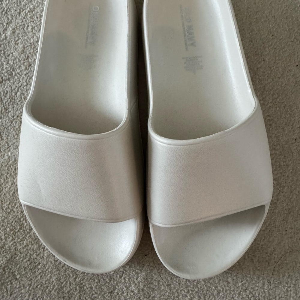 Old Navy Cream Mules
